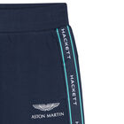 Boys Navy Logo Shorts, 1, hi-res