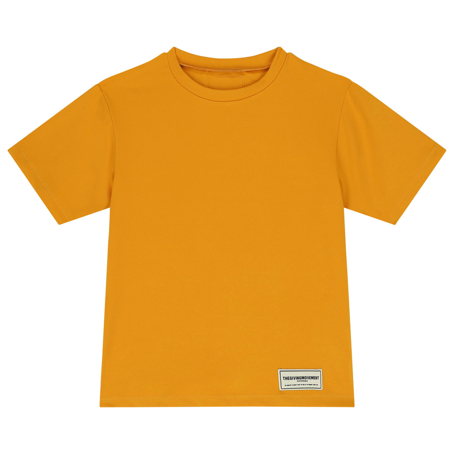 Yellow Logo Softskin T-Shirt, 1, hi-res