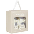 Baby Girls White Bow Pre Walker Shoes, 3, hi-res