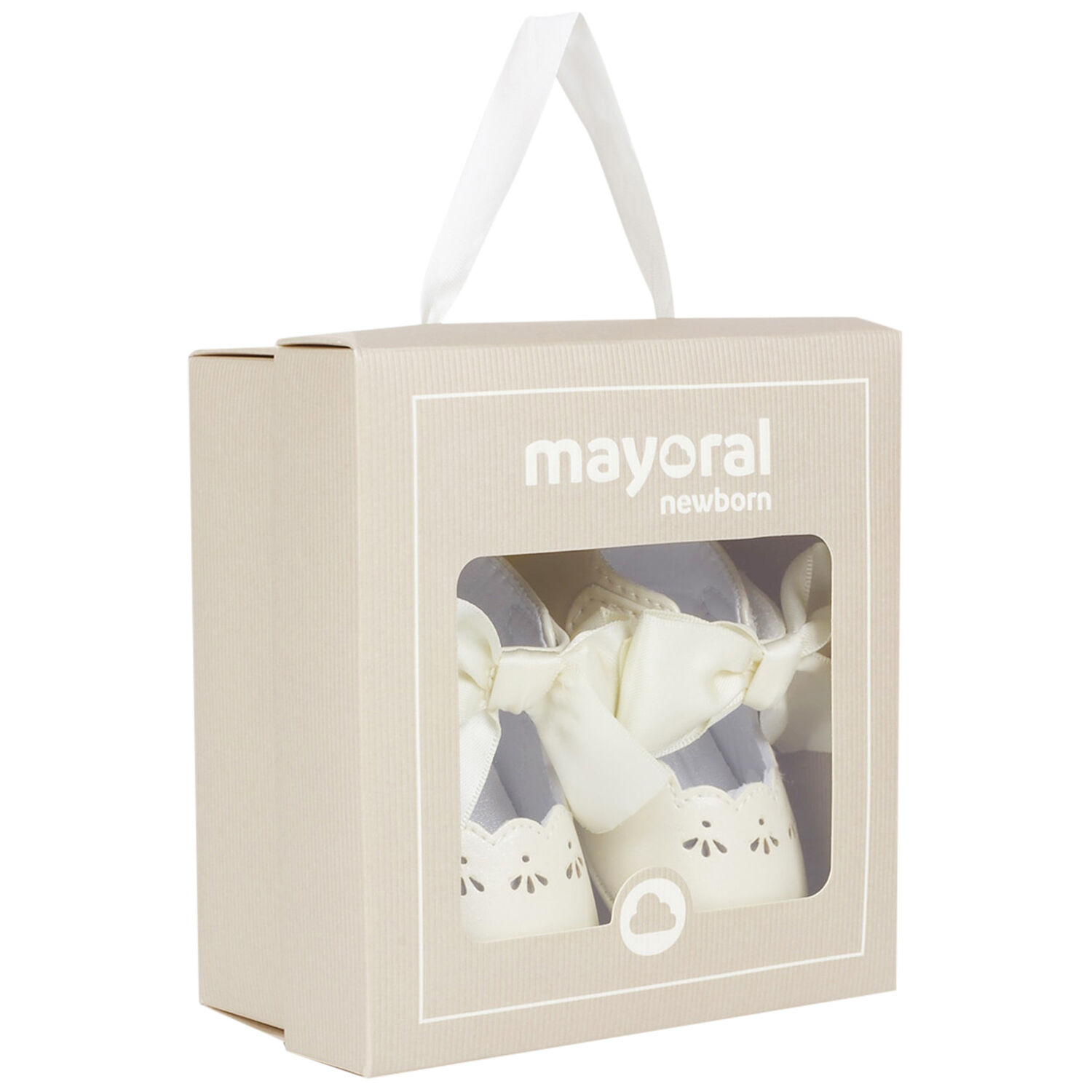 Baby Girls White Bow Pre Walker Shoes, 3, hi-res