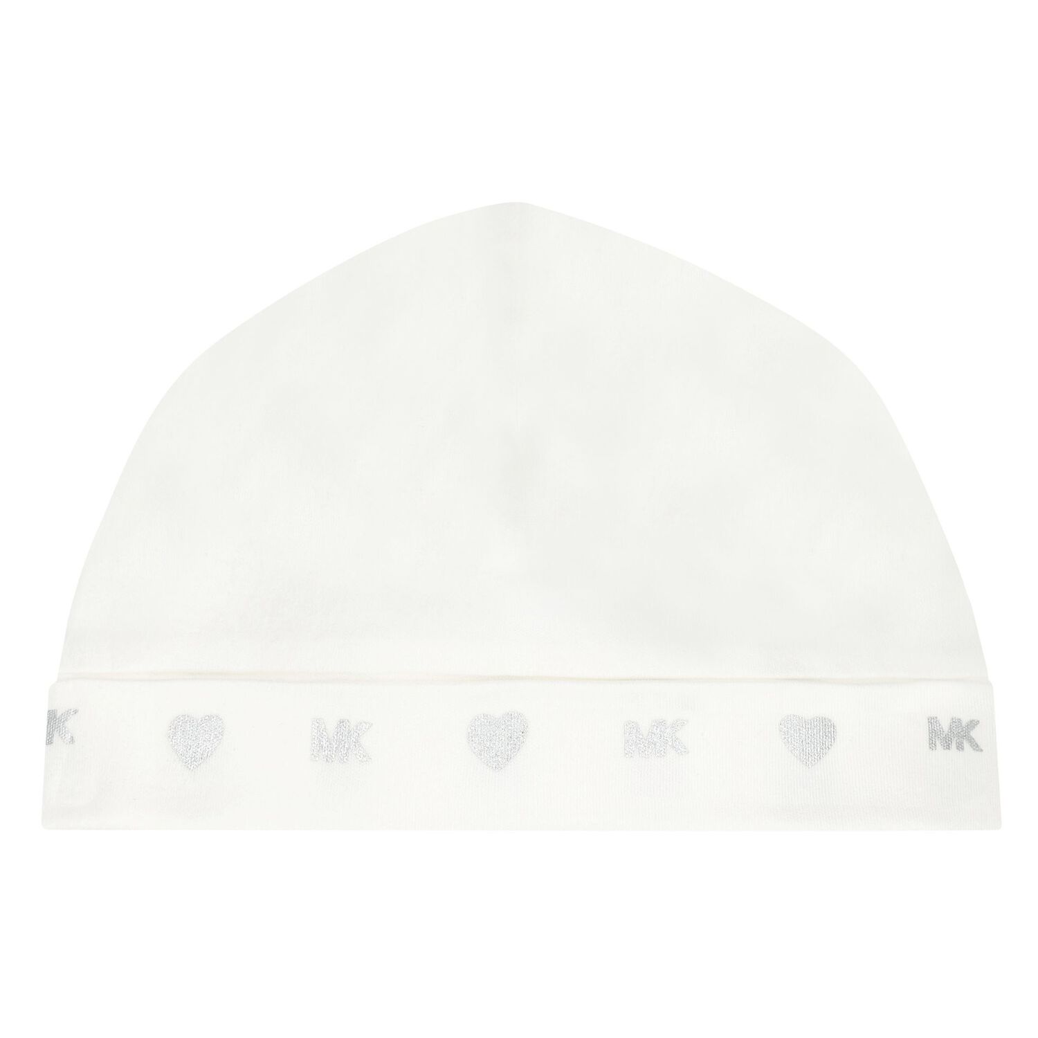 Baby Girls Ivory & Silver Logo Babygrow Gift Set, 1, hi-res