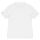 Boys White Logo Polo Shirt, 2, hi-res