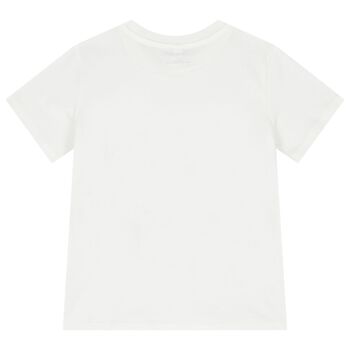 Girls White Logo T-Shirt