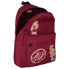 Boys Burgundy Tiger Logo Backpack ( 45cm ), 1, hi-res