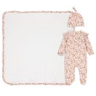 Baby Girls Pink & Gold Babygrow Gift Set, 1, hi-res