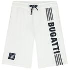 Boys Navy Blue Logo Shorts, 1, hi-res