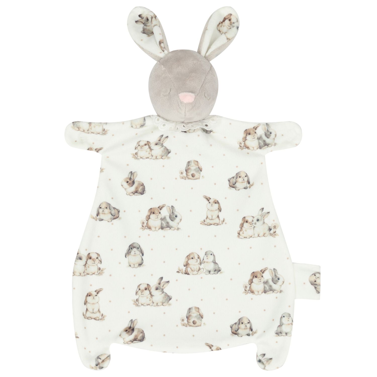 Beige & Ivory Rabbit Doudou Comforter, 1, hi-res