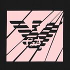 Girls Black & Pink Logo Long Sleeve Top , 1, hi-res