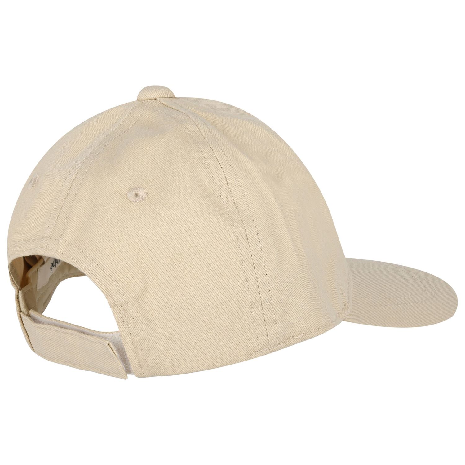 Girls Beige Logo Cap, 1, hi-res