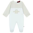 Baby Boys Blue Logo Babygrow Set, 1, hi-res