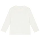 Boys Ivory Glow in the Dark Long Sleeve Top, 2, hi-res