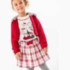 Girls Ivory Long Sleeve Top, 1, hi-res