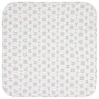 Baby Boys Blue & White Carousel & Hot Air Balloon Blanket, 1, hi-res