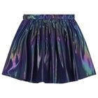 Girls Multi-Coloured Iridescent Skirt, 1, hi-res