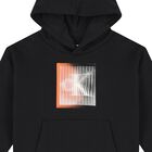 Boys Black Logo Hooded Top, 1, hi-res
