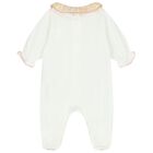 Baby Girls Ivory & Pink Liberty Babygrow, 2, hi-res