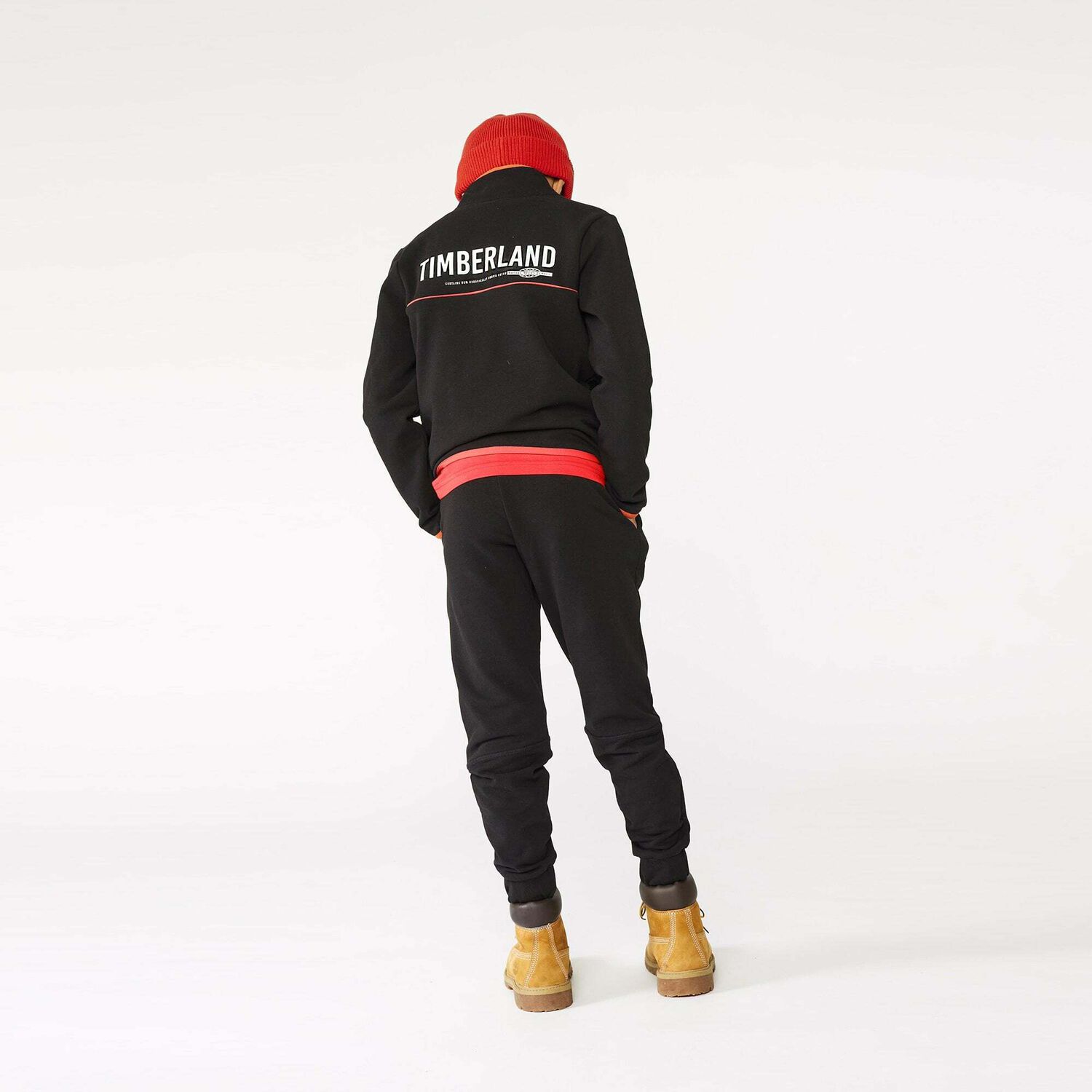 Boys Black Logo Sweatshirt, 1, hi-res