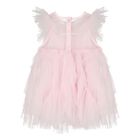 Baby Girls Pink Ruffled Tulle Dress Set, 1, hi-res