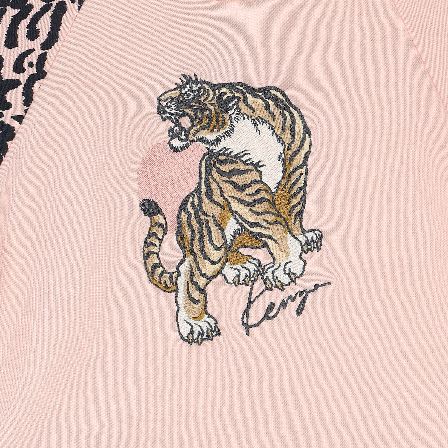 Girls Pink Logo Tiger Dress, 1, hi-res