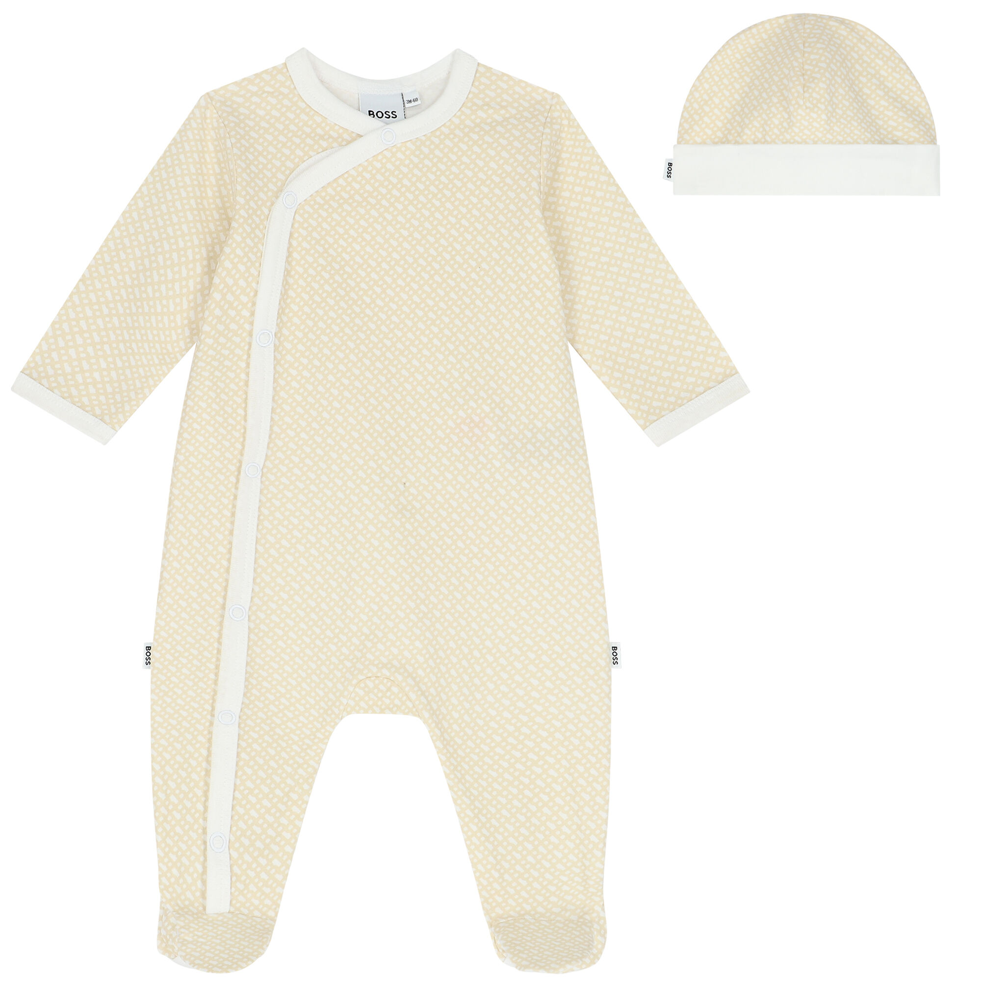 White hugo boss baby grow outlet