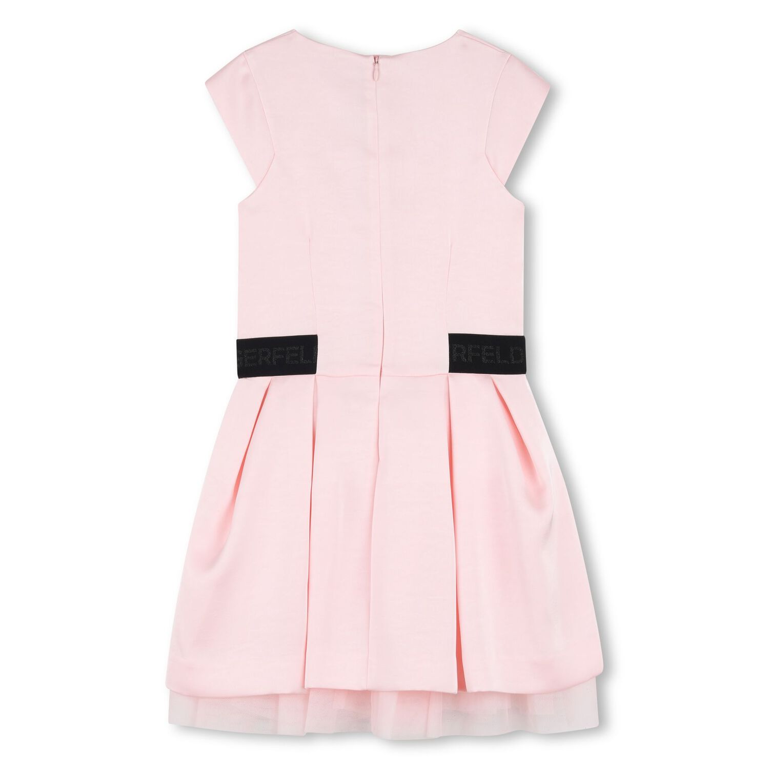 Girls Pink Logo Dress, 1, hi-res