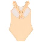Younger Girls Pink Logo Swimsuit, 1, hi-res