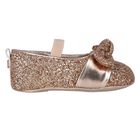 Baby Girls Rose Gold Pre Walker Shoes, 1, hi-res