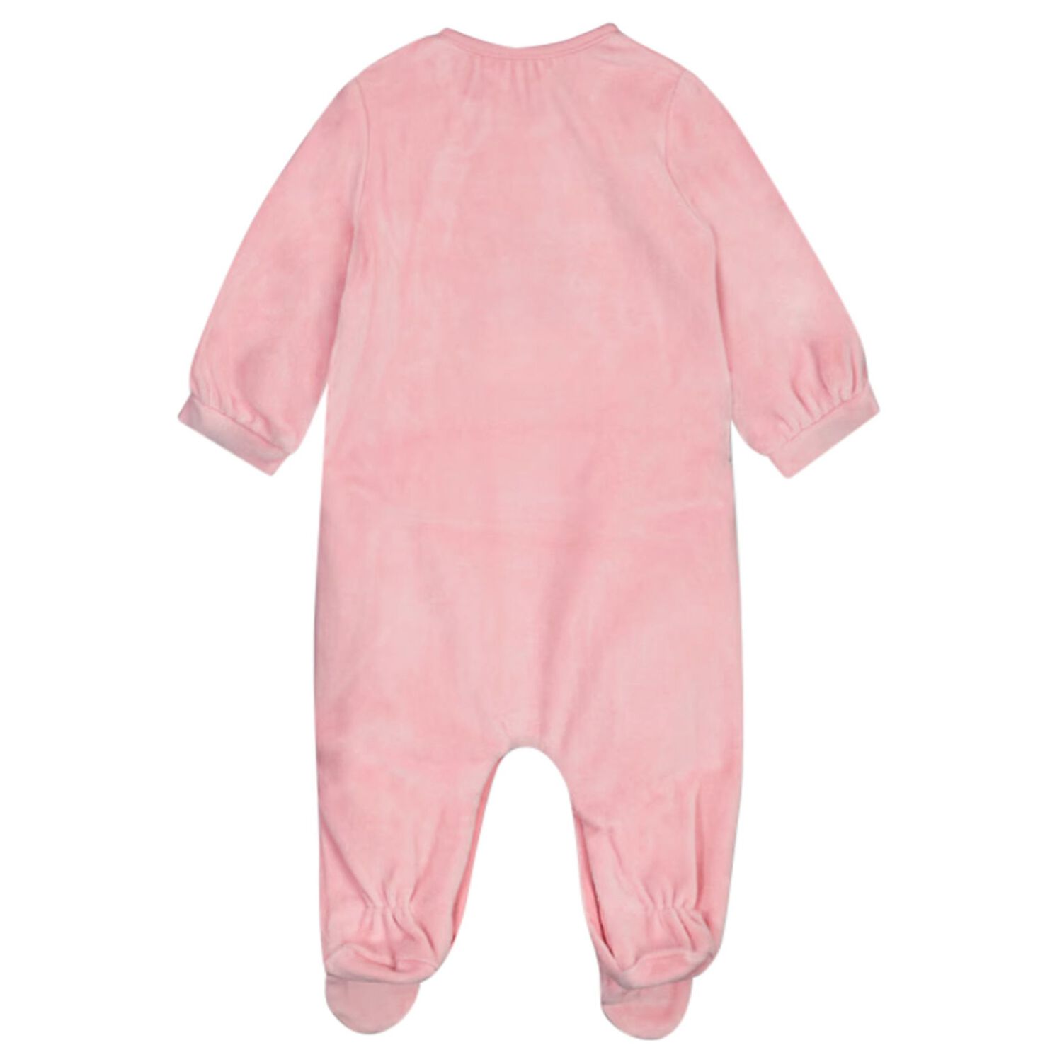 Baby Girls Pink Hearts Babygrow, 1, hi-res