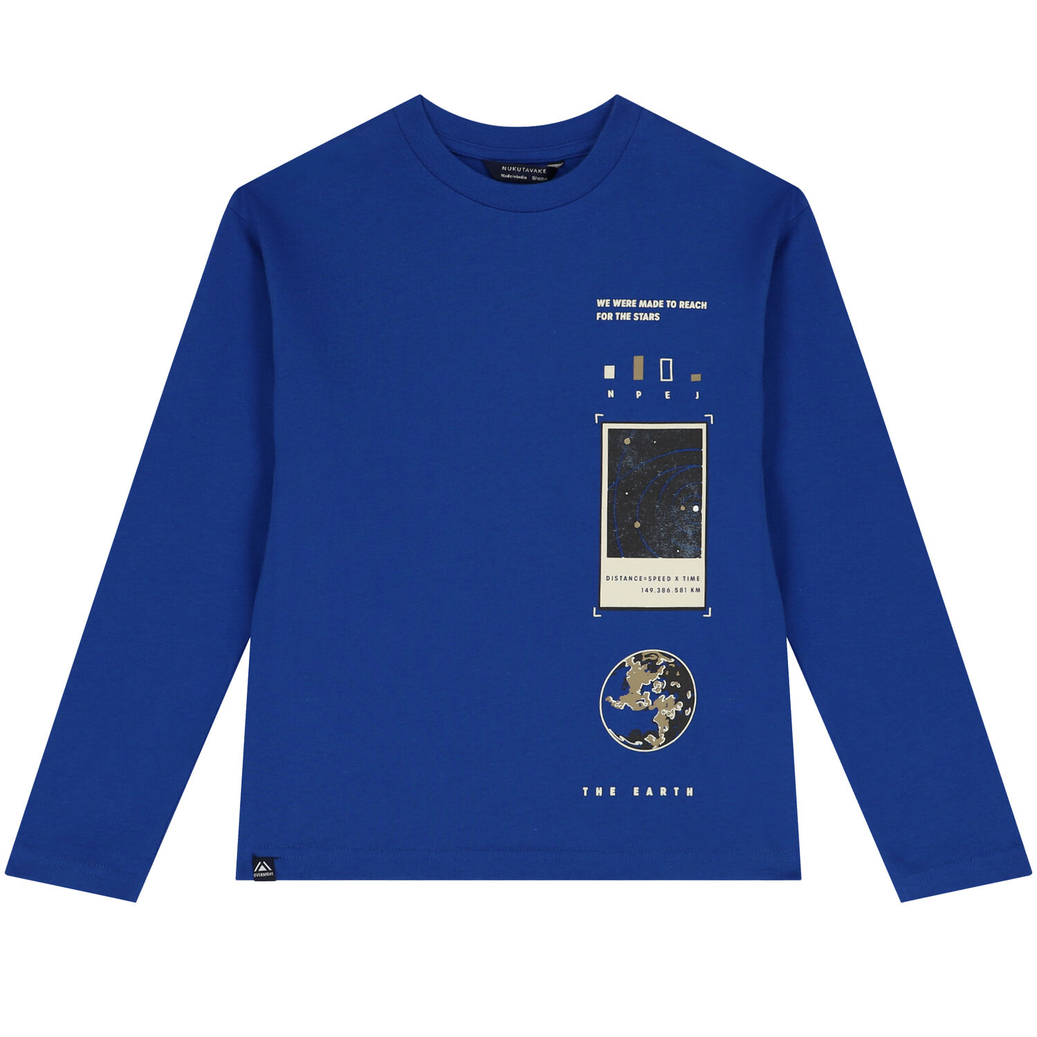 Boys Blue Long Sleeve Top, 1, hi-res image number null