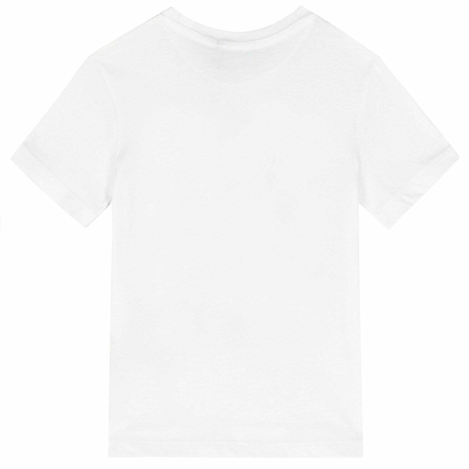 Boys White Logo T-Shirt, 1, hi-res image number null