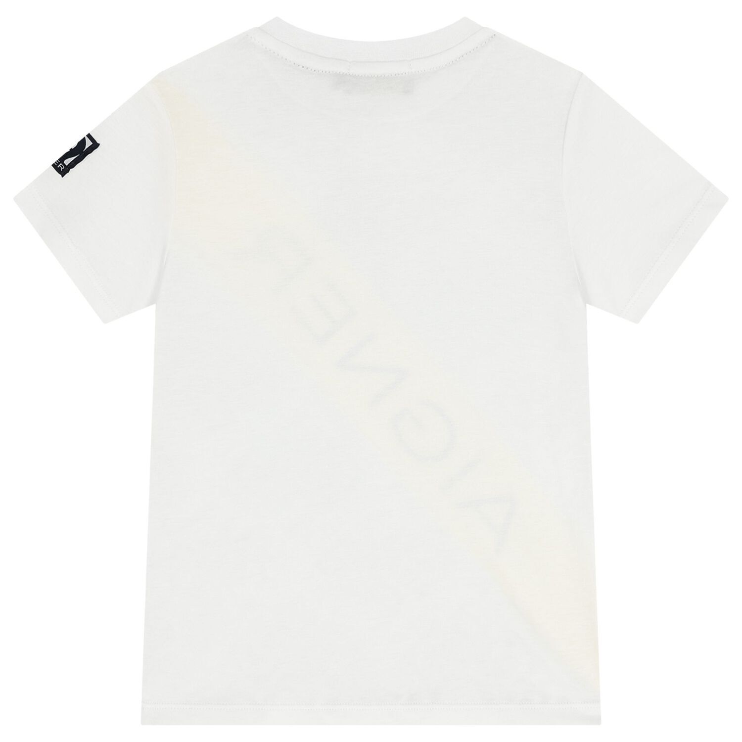 Boys White & Yellow Logo T-Shirt, 1, hi-res