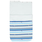 Blue & White Zigzag Baby Nest, 1, hi-res