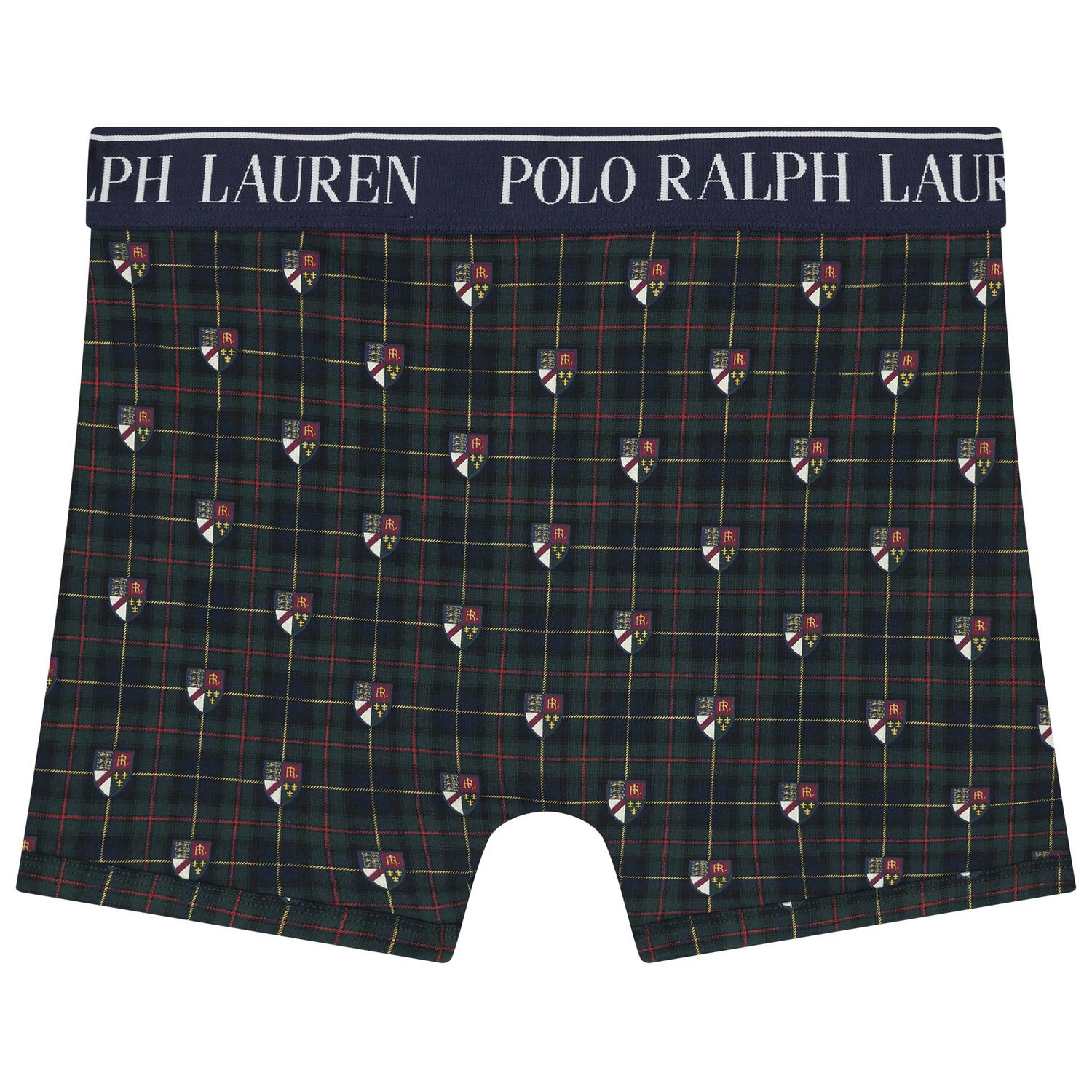 Boys Green & Navy Blue Logo Boxer Shorts ( 3-Pack ), 3, hi-res