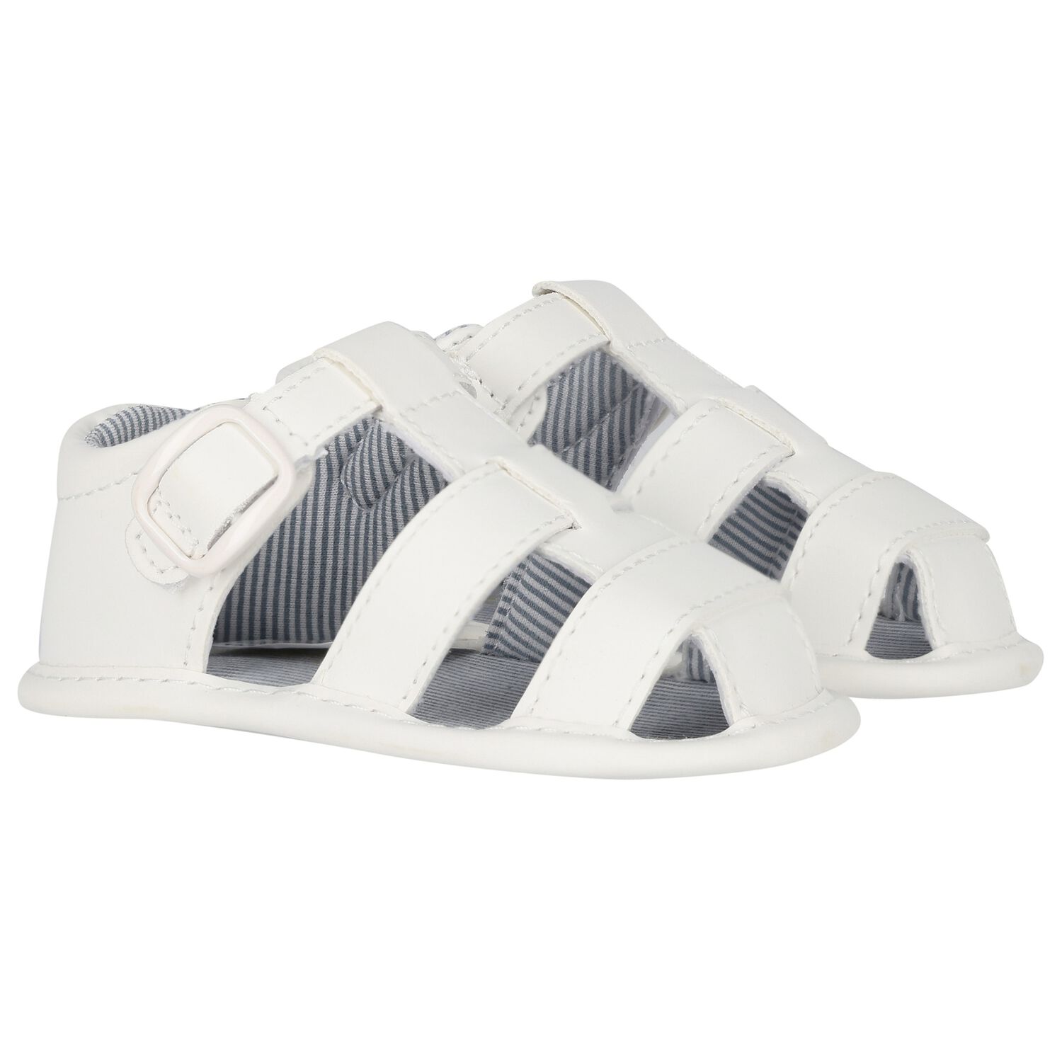Baby Boys Ivory Sandals, 1, hi-res image number null