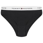 Girls Black & White Logo Knickers (2-Pack), 1, hi-res