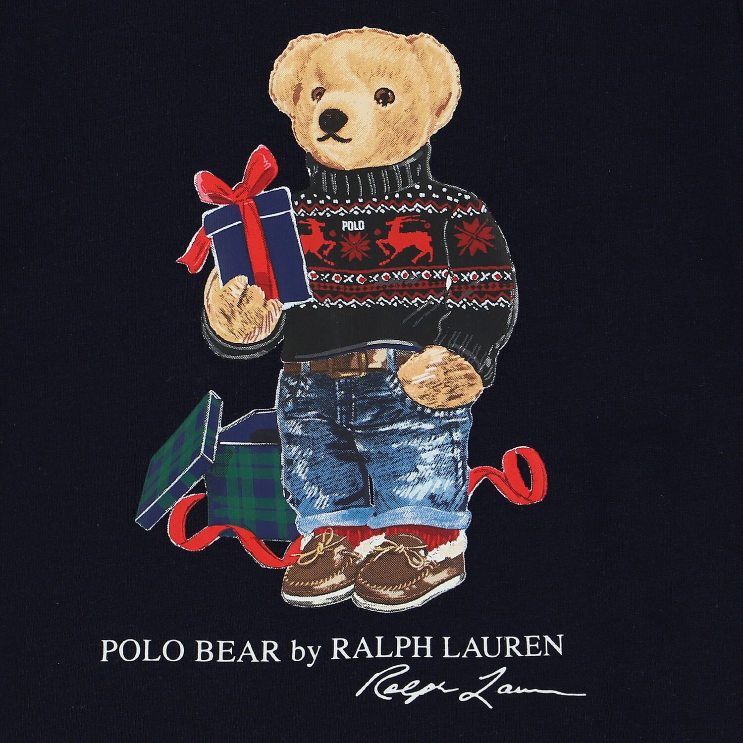 Baby Boys Navy Blue Polo Bear T-Shirt, 1, hi-res