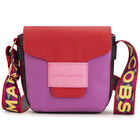Girls Pink & Red Logo Shoulder Bag, 1, hi-res