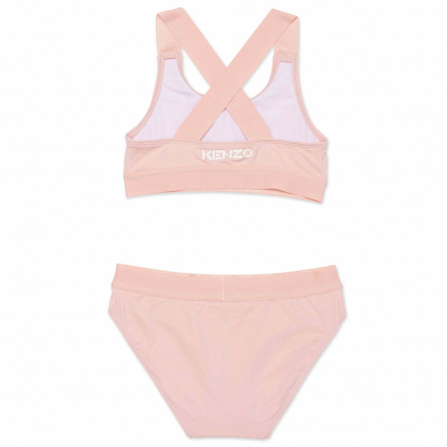Girls Pink Logo Bikini, 1, hi-res image number null