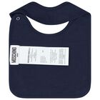 Navy Blue Teddy Bear Logo Babygrow Gift Set, 3, hi-res