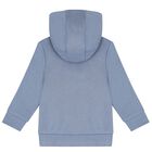 Younger Boys Blue & Black Logo Tracksuit, 1, hi-res