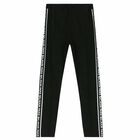 Girls Black & White Leggings , 1, hi-res