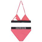 Girls Pink Triangle Bikini, 2, hi-res