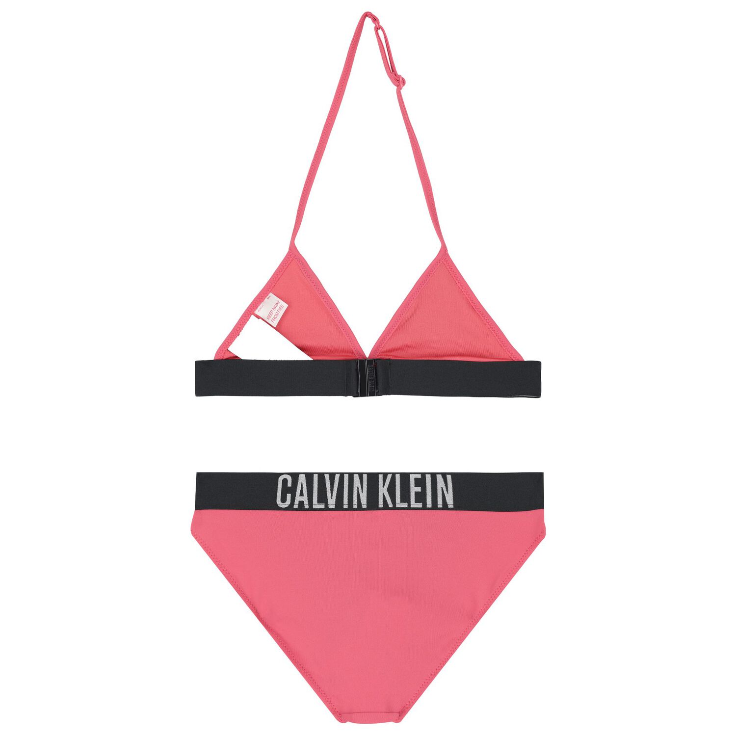 Girls Pink Triangle Bikini, 2, hi-res image number null