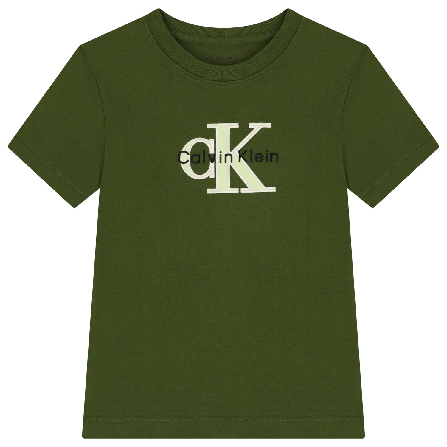 Boys Green Logo T-Shirt, 2, hi-res