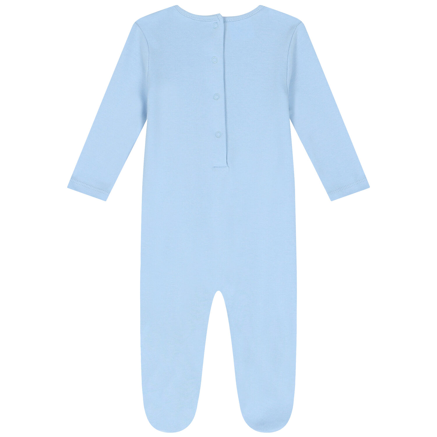 Baby Boys Blue Logo Babygrow, 1, hi-res