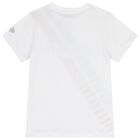 Boys White Logo T-Shirt, 1, hi-res