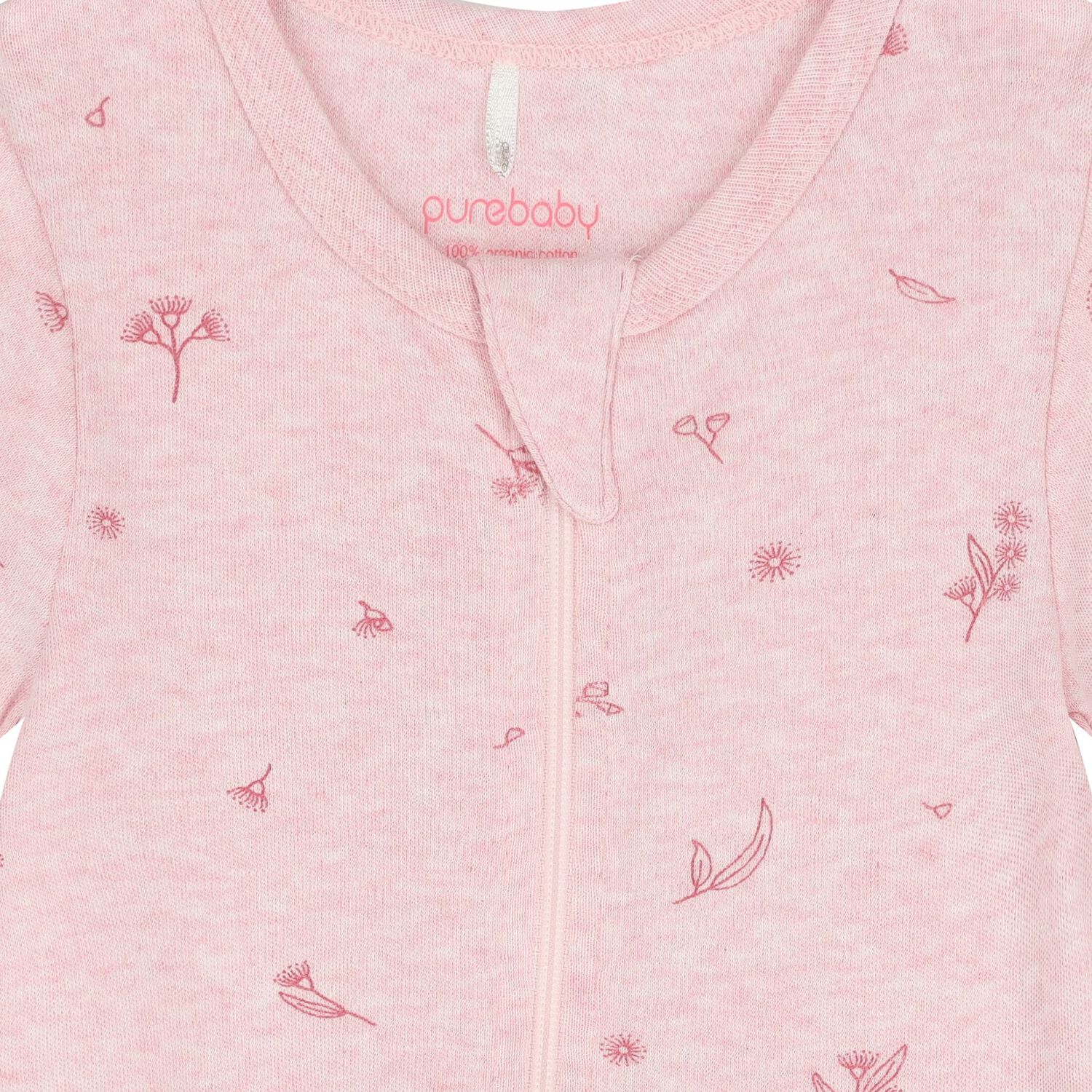 Baby Girls White & Pink Rompers ( 2 Pack ), 1, hi-res