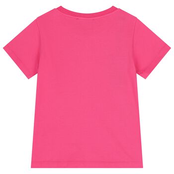 Girls Pink Logo T-Shirt 