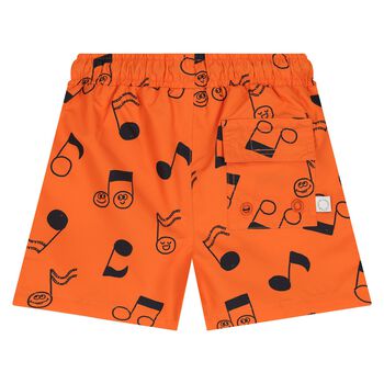 Younger Boys Music Notes Swim Shorts