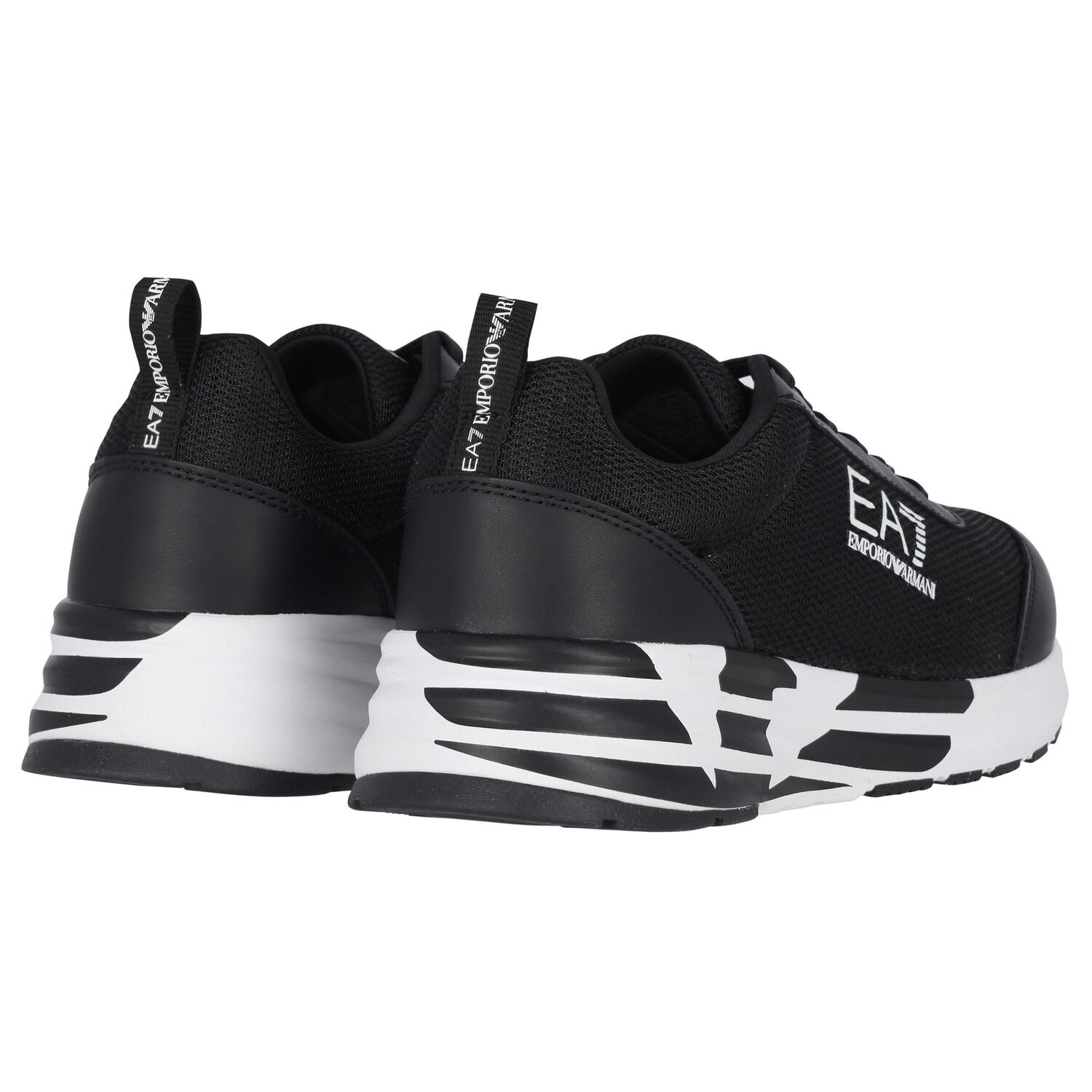 Black & White Logo Trainers, 2, hi-res